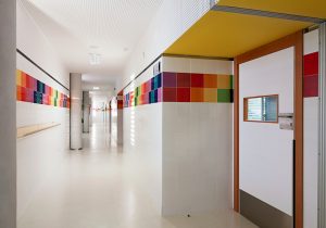 Detalle constructivo en Colegio Publico